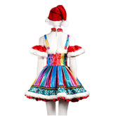 Christmas Star Sparkling Suspender Skirt Outfit New Year’s Costume Cosplay Costumes